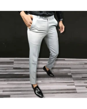 Adjustable Belt Formal Trousers